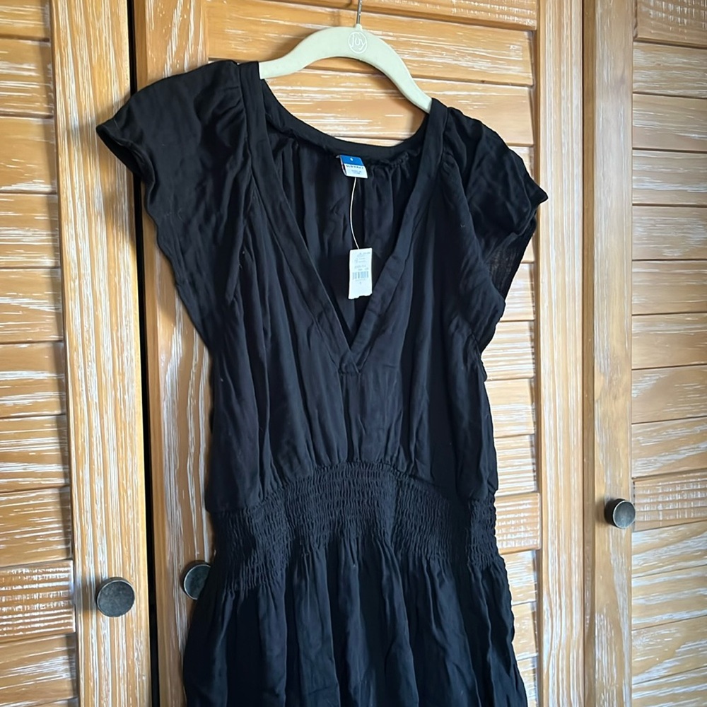 Old Navy black cotton dress